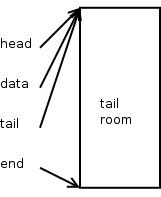 Layout of freshly allocated SKB